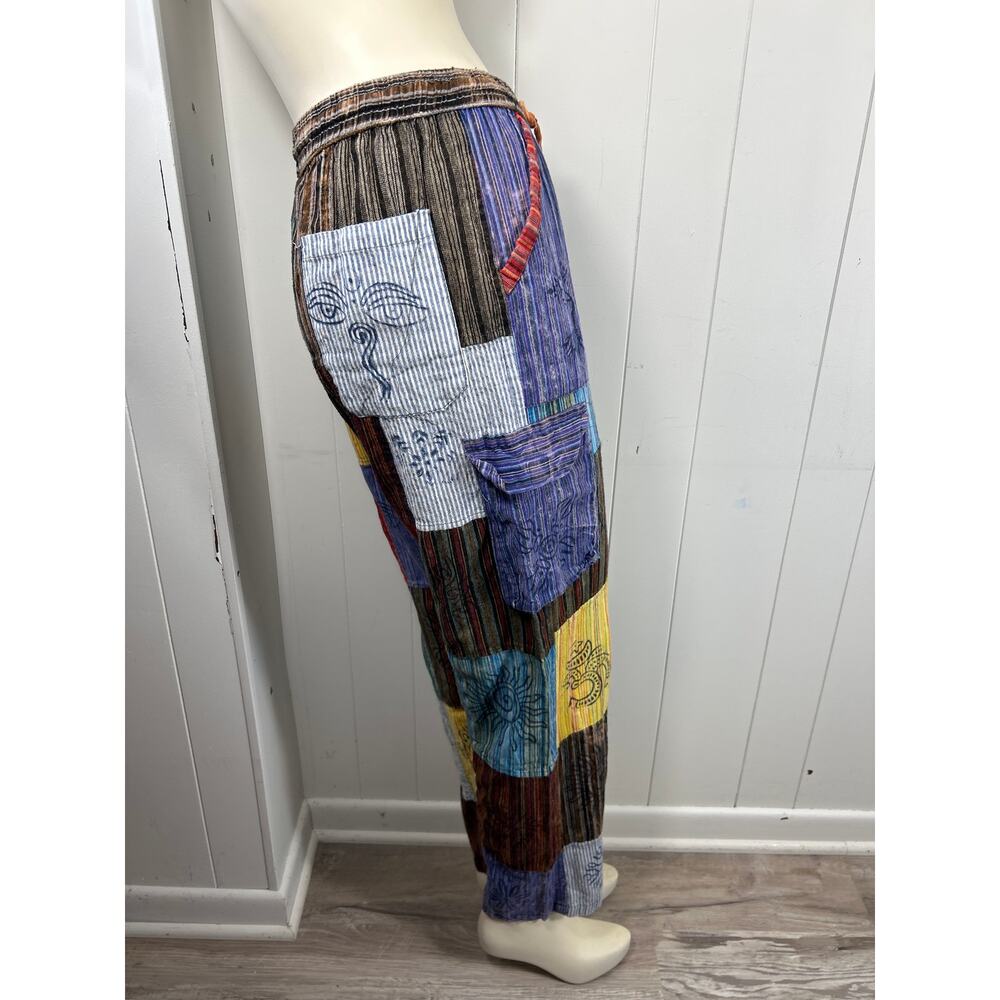 Rising International Boho Cargo Patchwork Cotton … - image 8